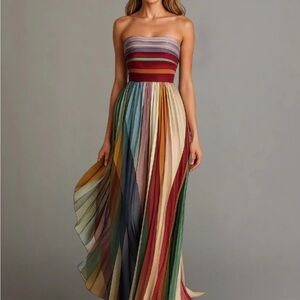 Vibrant Multicolor A-Line Skirt